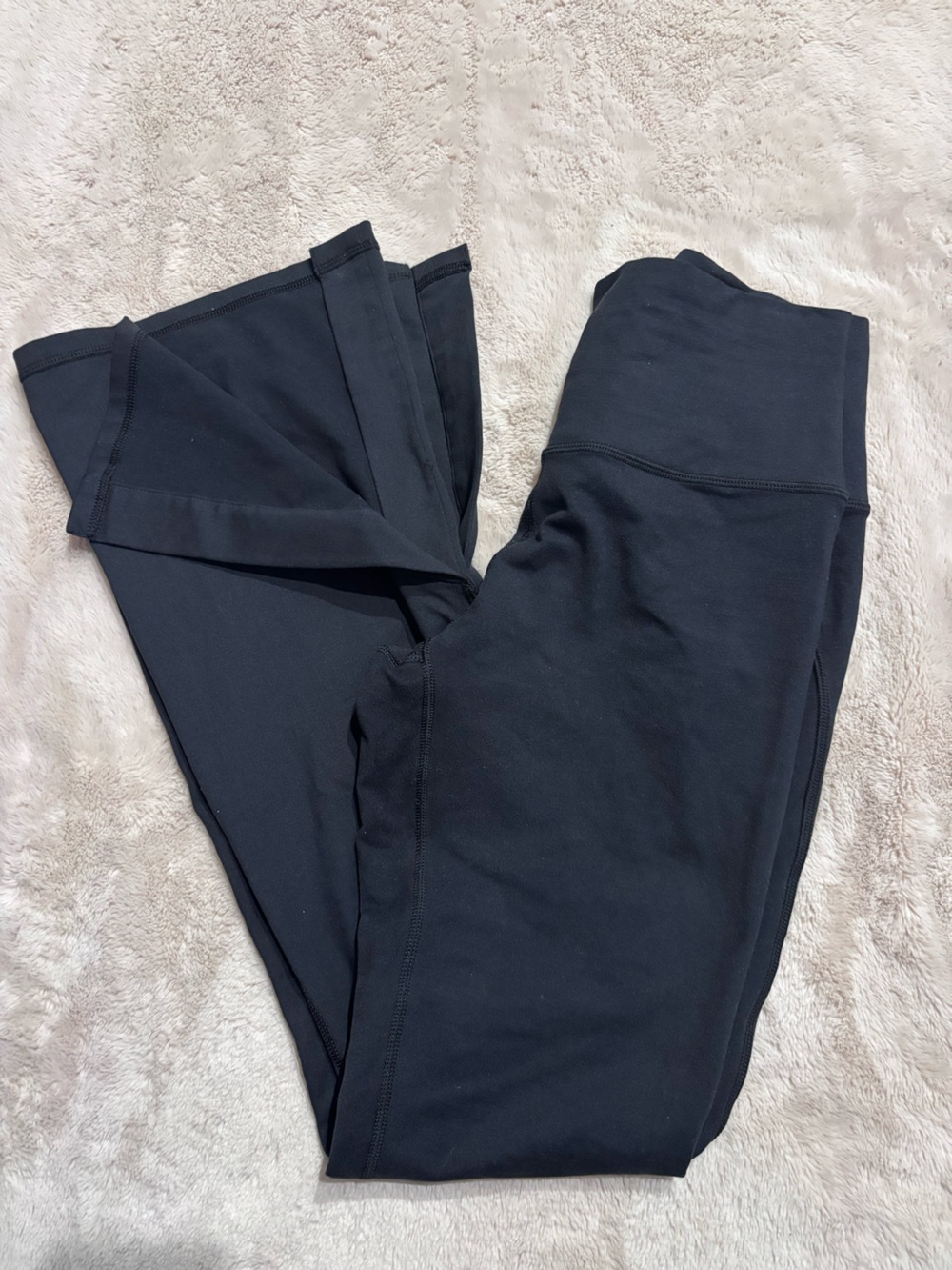 aerie Black High-Rise Women's Leggings - Solid Black